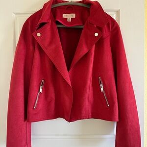 Philosophy Faux Suede Jacket